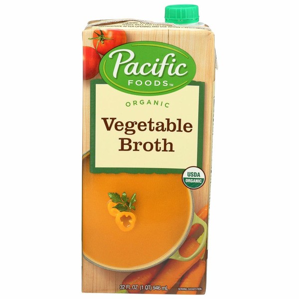Pacific Natural Foods:Organic Vegetable Broth 32 FLOZ