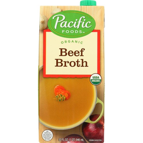 PACIFIC ORG BEEF BRO 32 OZ