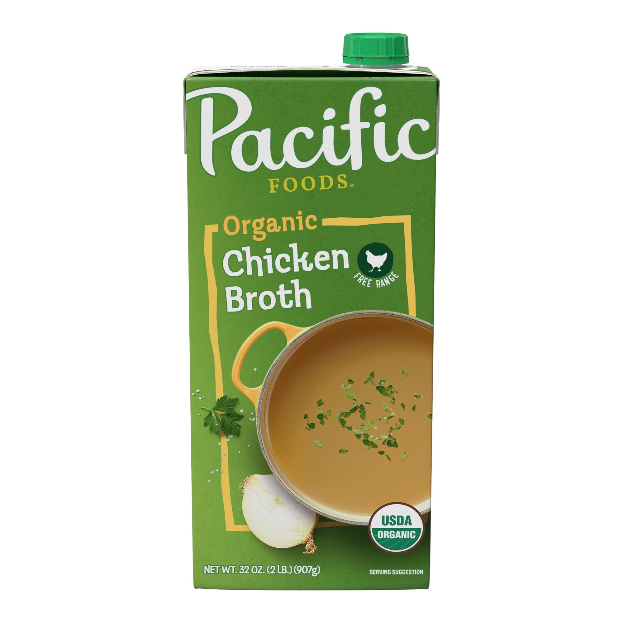 PACIFIC FOODS ORGANIC CHICKEN BROTH 32 OZ