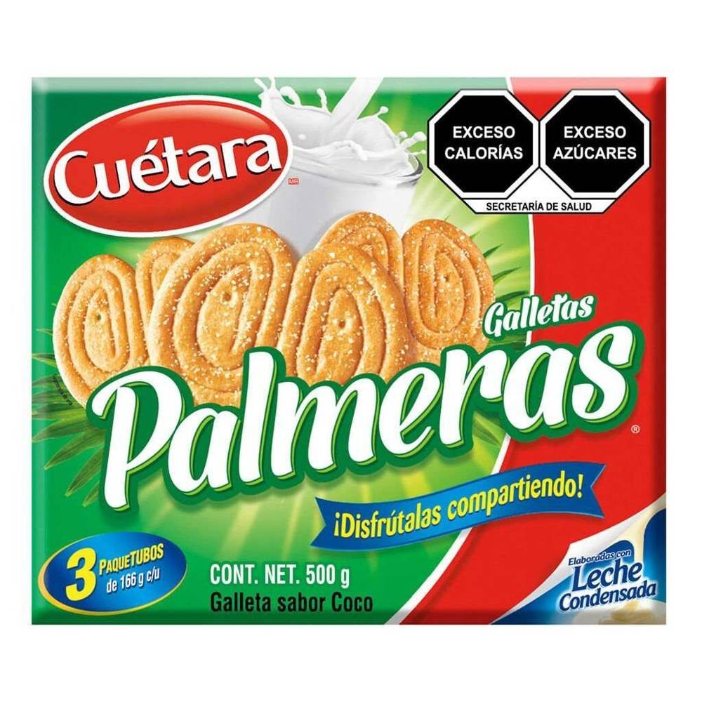 CUETARA COOKIES PALMERAS 17.62 OZ