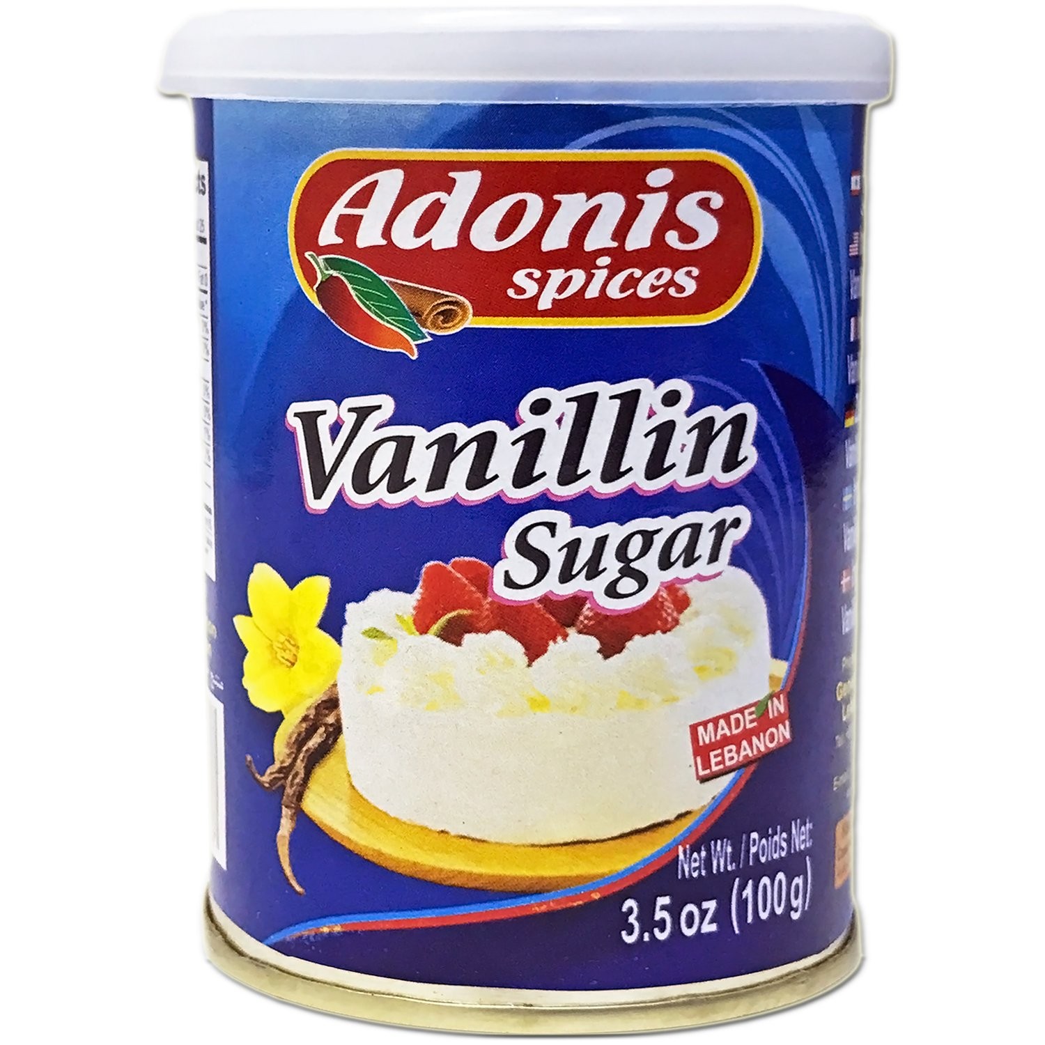 ADONIS VANILLIN SUGAR 100 GM