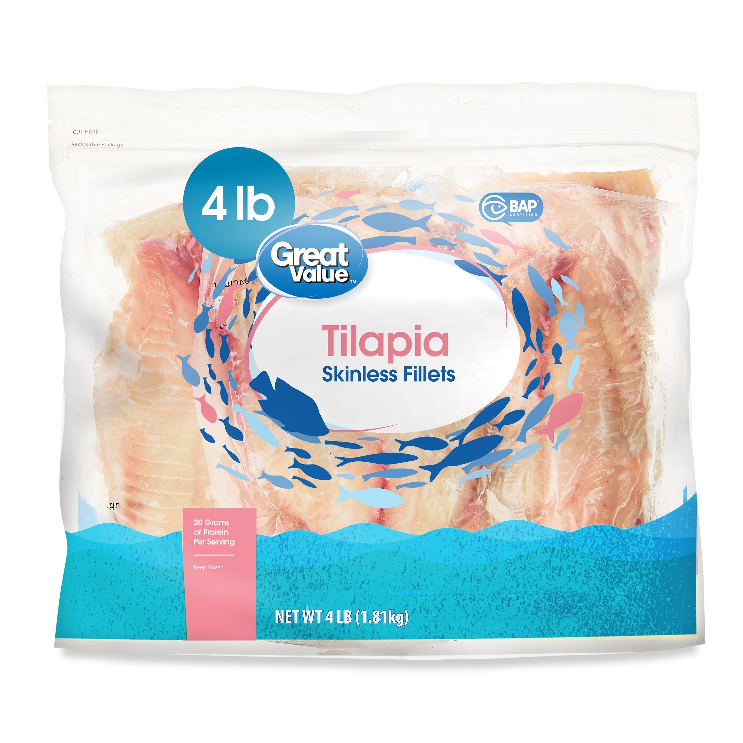 Tilapia (Bag) 4 LBS