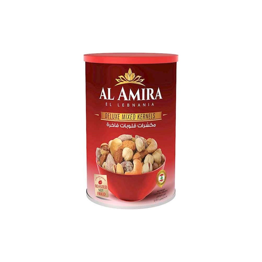 AL AMIRA MIXED NUTS DELUX CAN RED 454 GM