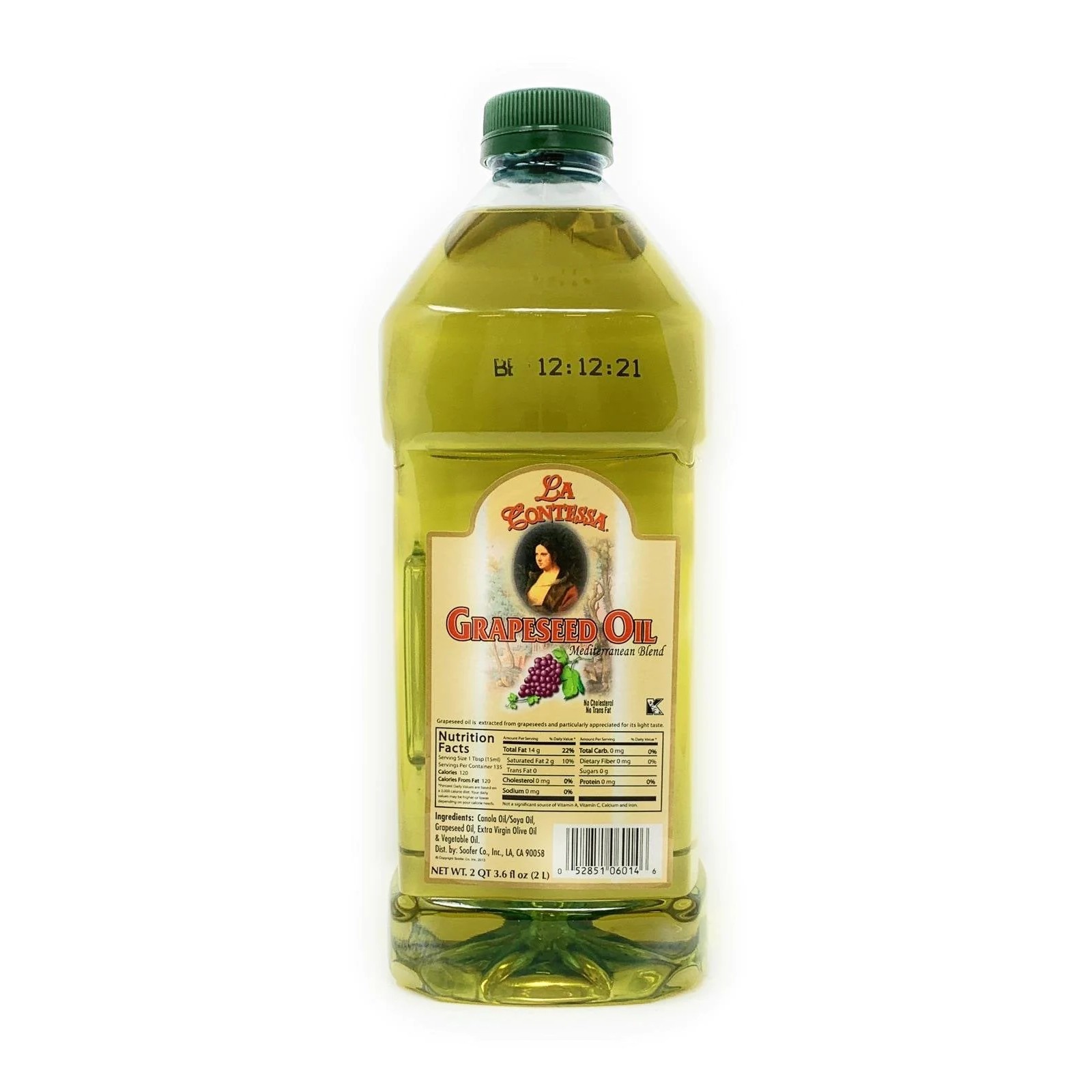La Contessa Grapeseeds Oil 2 LTR