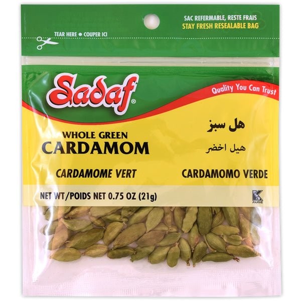Sadaf Green Cardamom Whole 0.75 OZ