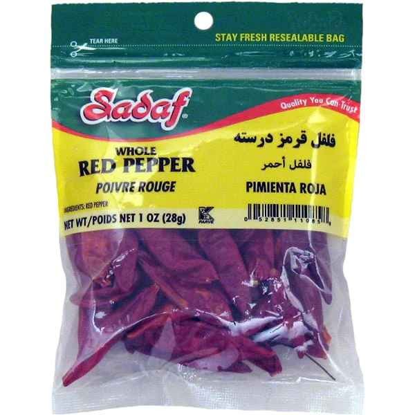 Sadaf Red Pepper Whole 1 OZ