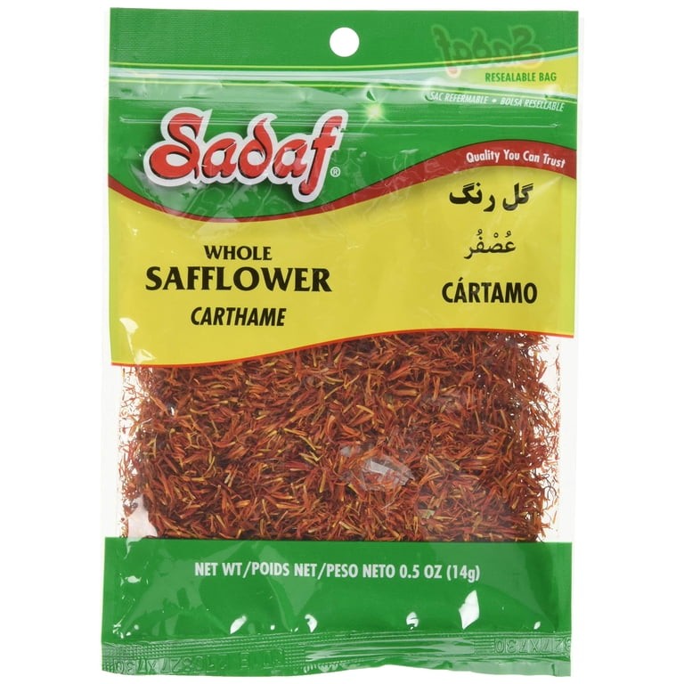 Sadaf Safflower Whole  0.5 OZ