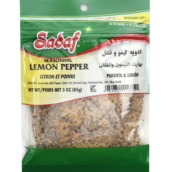 SADAF LEMON PEPPER SEASONING 3 OZ