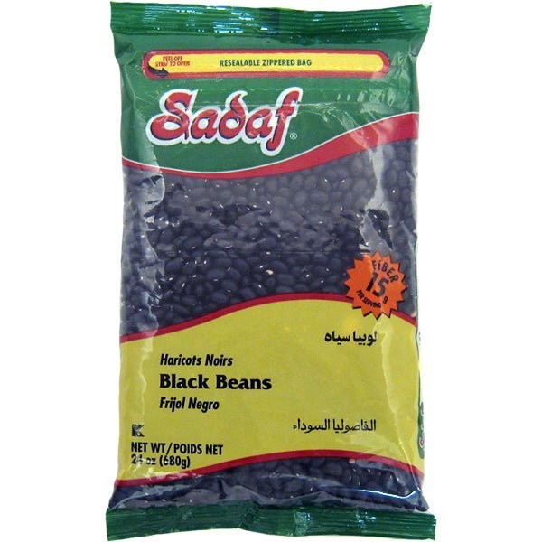 Sadaf Black Beans 24 OZ