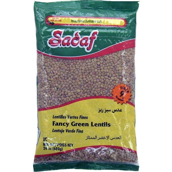 Sadaf Fancy Green Lentils 680 GM