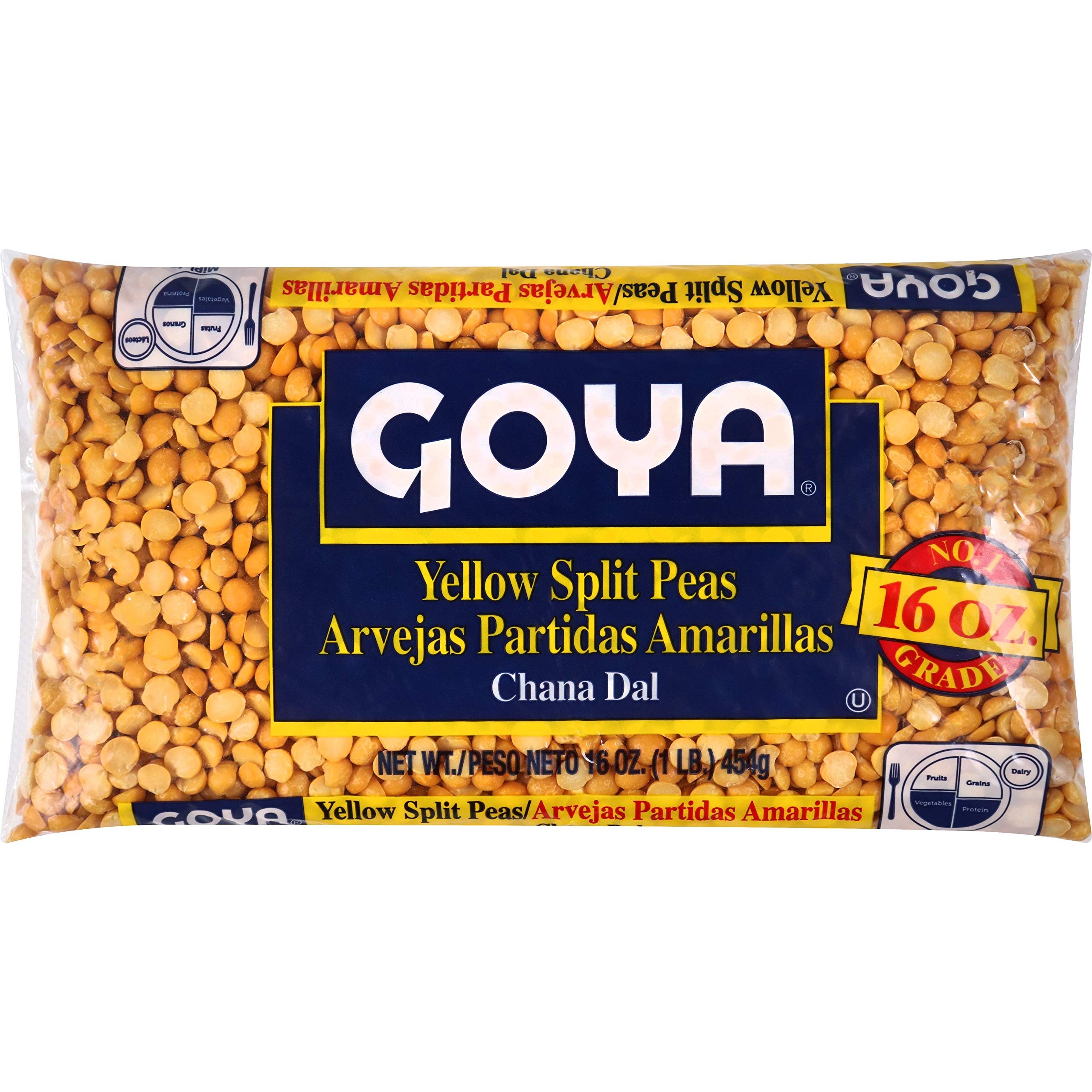 Yellow Splitpeas 16 OZ