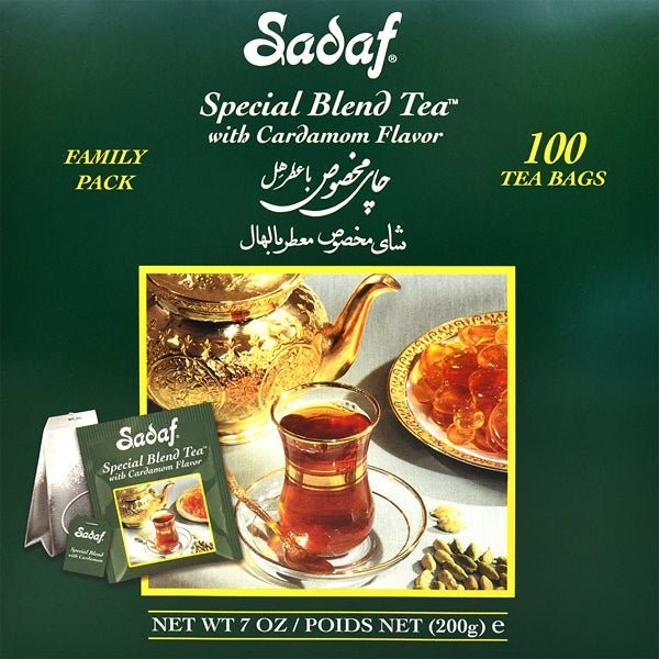 SADAF SPECIAL BLEND TEA W/ CARDAMOM 100 BAG