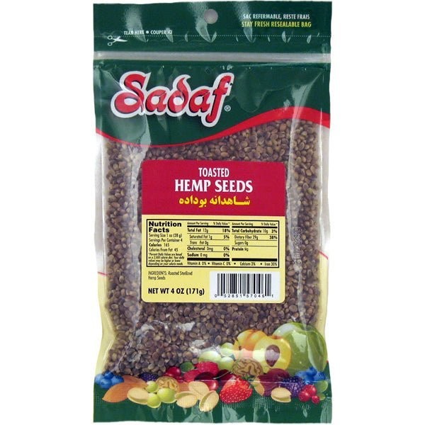 Sadaf Toasted Hemp Seed 4 OZ