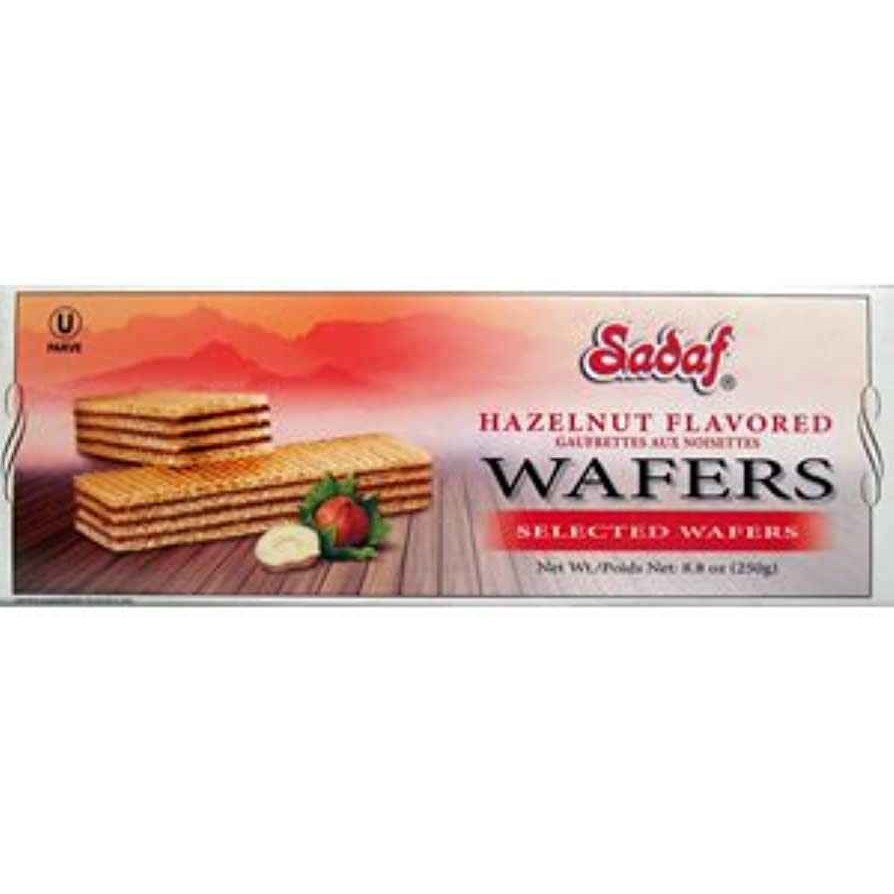 Sadaf Wafers Hazelnut 250 GM
