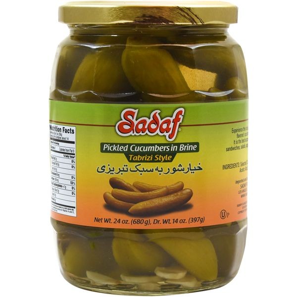 Sadaf Cucumber In Brine 24 OZ