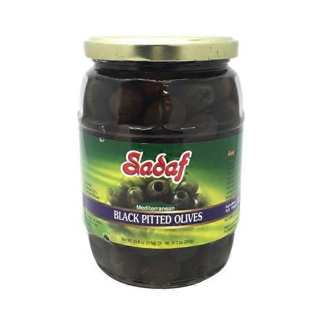Sadaf Black Pitted Olives 0.81 LBS