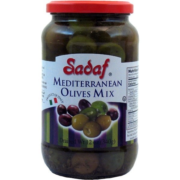 Sadaf Mediterranean Olives Mix 340 GM