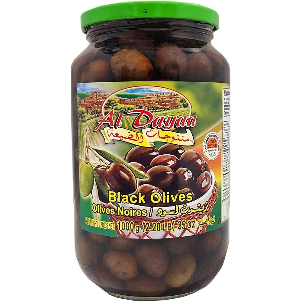DAYAA BLACK OLIVES 1 KG