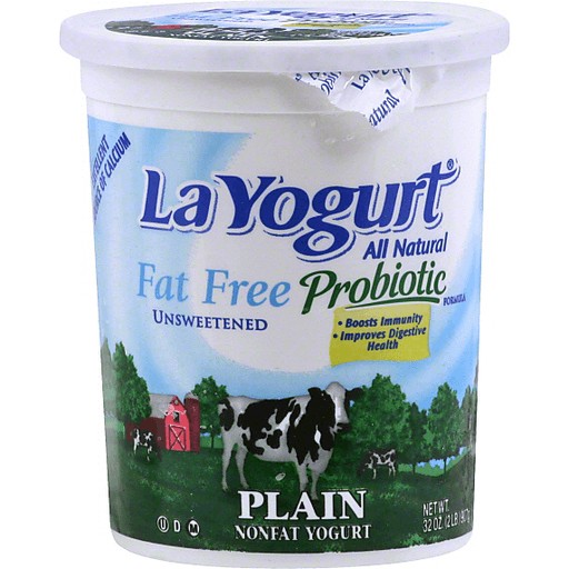 LA YOGURT FAT FREE 2 LBS