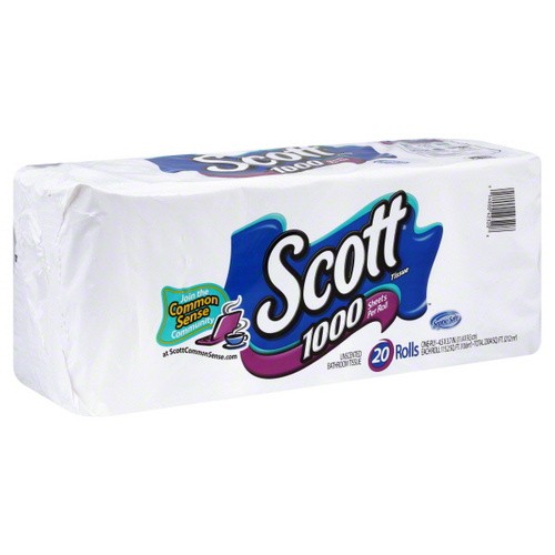 SCOTT TISSUE WHITE 12 PCS