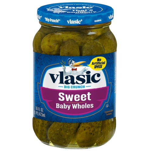 VLASIC BABY SWEET PICKLES                16 OZ