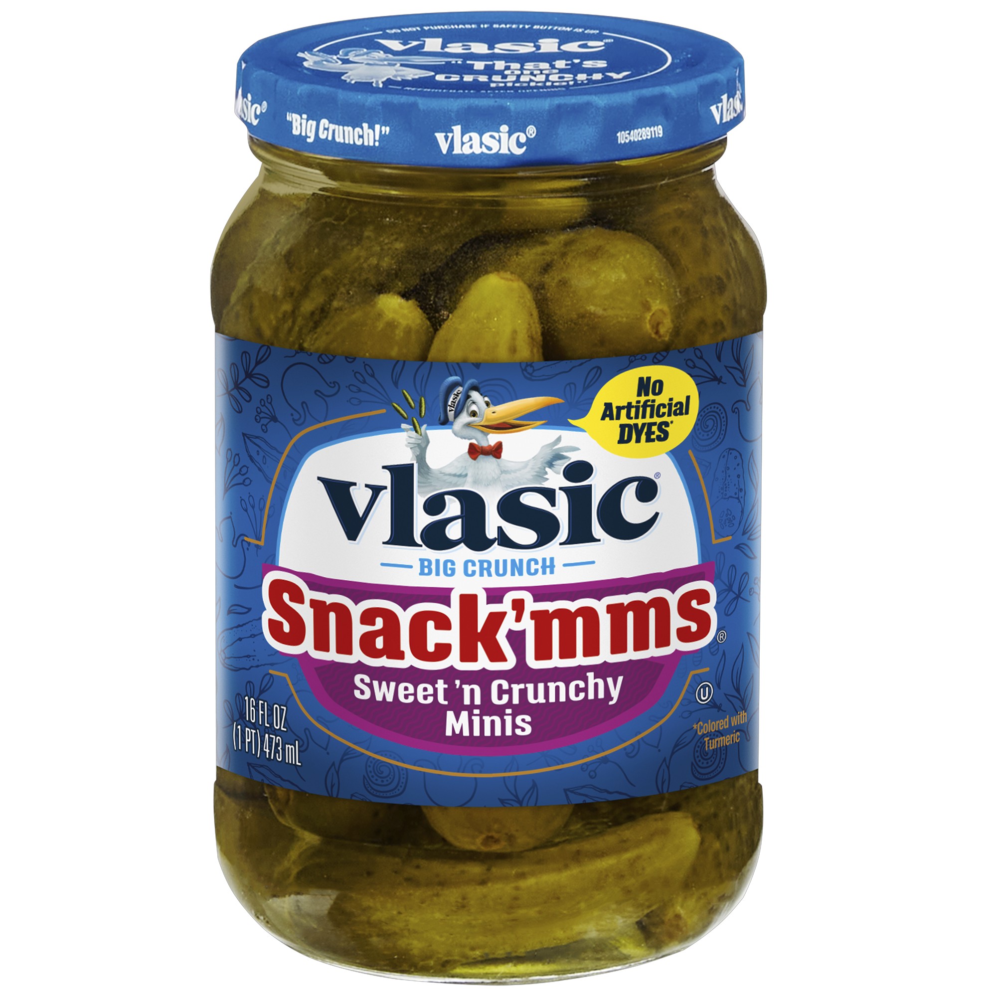 VLASSIC SWT MIDGET PICKLES               1 OZ