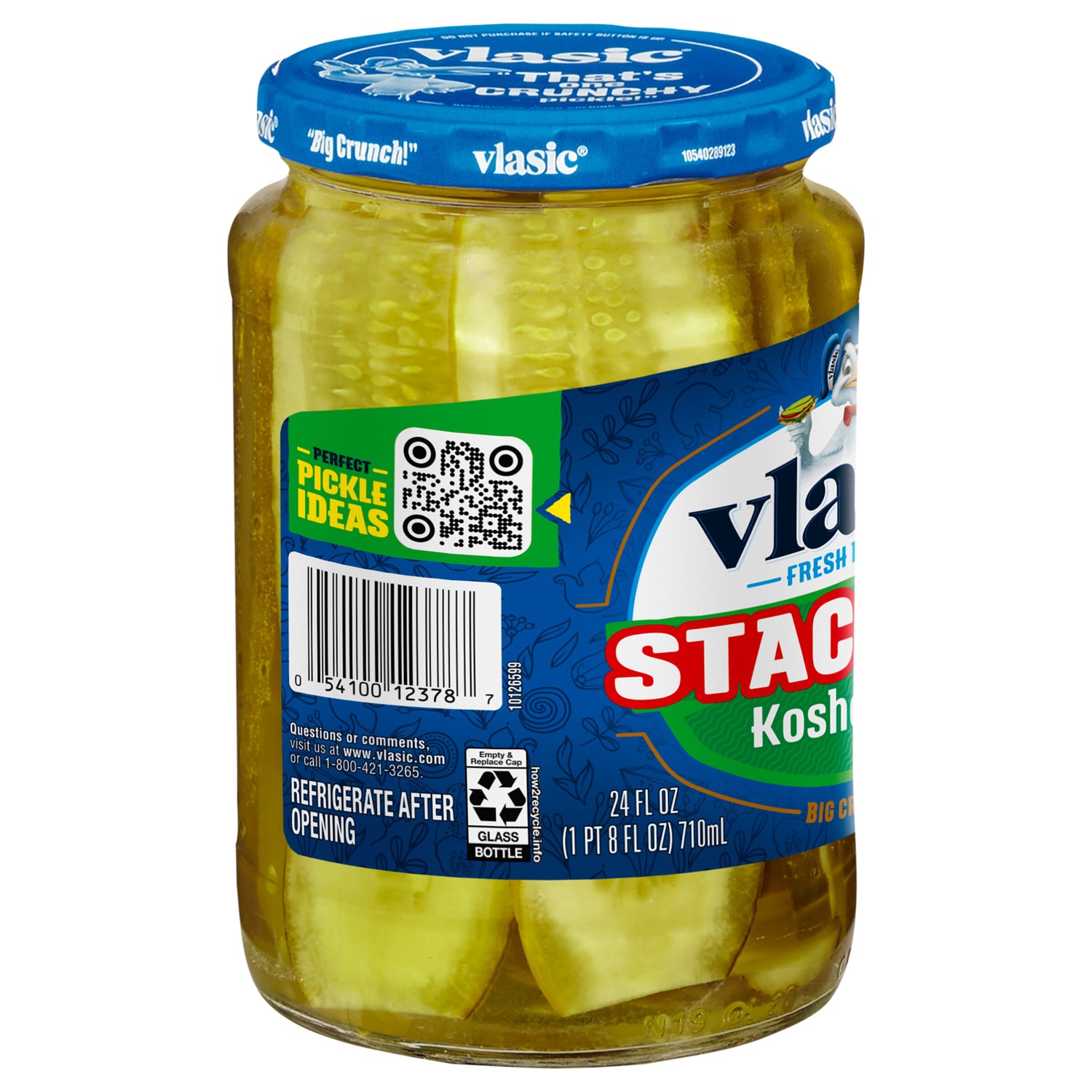 VLASIC STCKR KOSHER 24 OZ