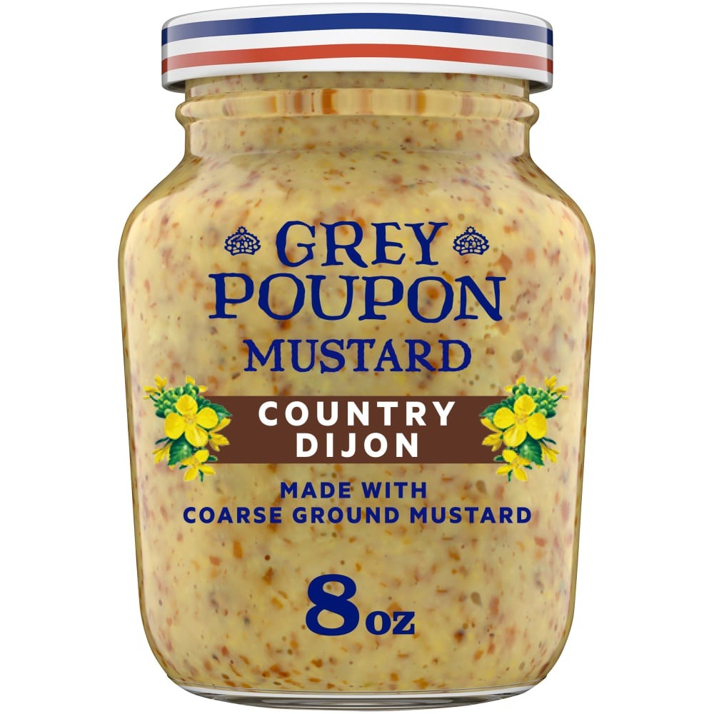 GREY POUPON MUSTARD COUNTRY 8OZ