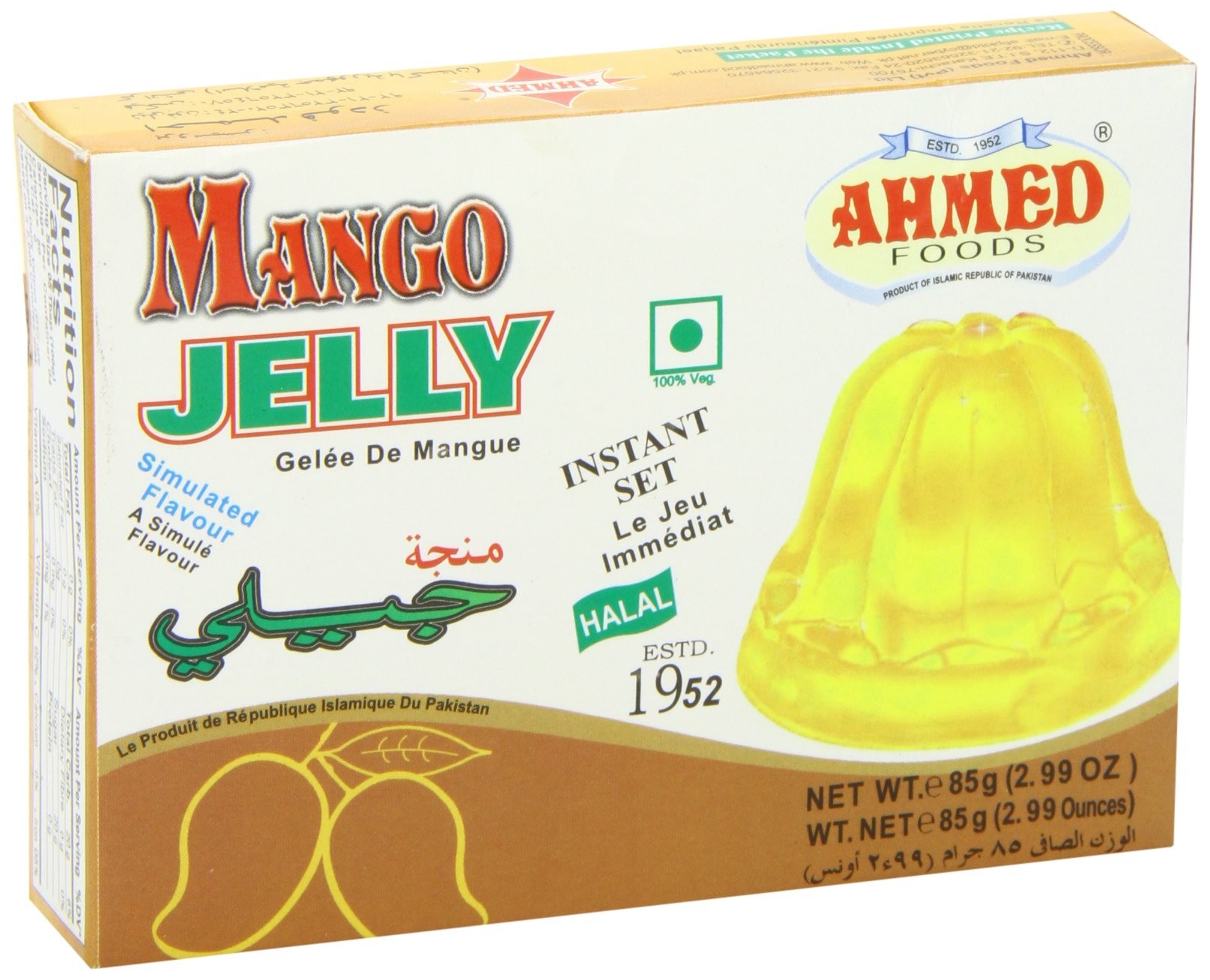 AHMED JELLY MANGO 85 GM