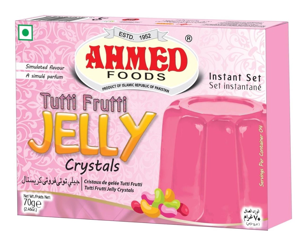 Ahmed Jelly Tutti Frutti 1 EACH
