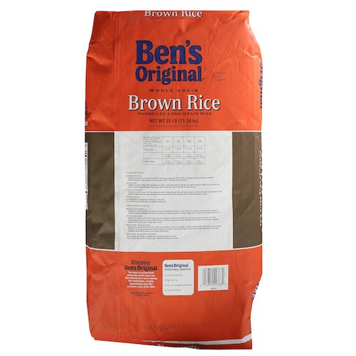 BEN'S ORIGINAL BROWN RICE 25 LBS