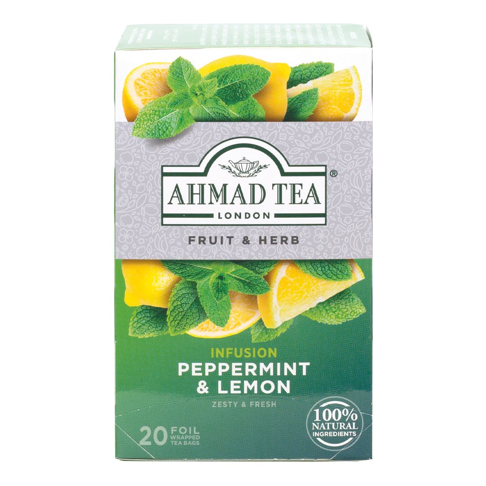 AHMAD PEPPERMINT & LEMON 20 BAGS