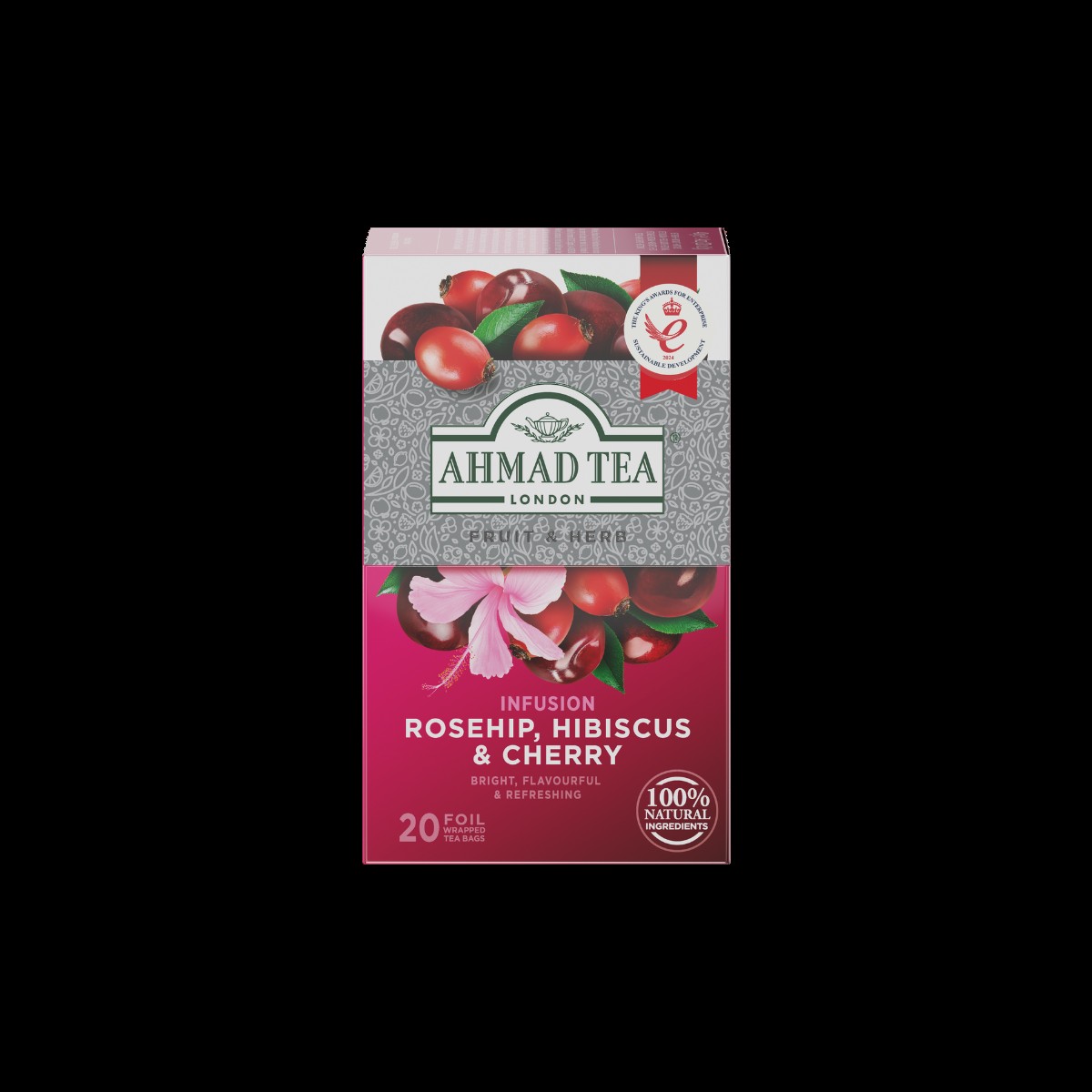 AHMED ROSEHIP, HIBISCUS And CHERRY 20 Each