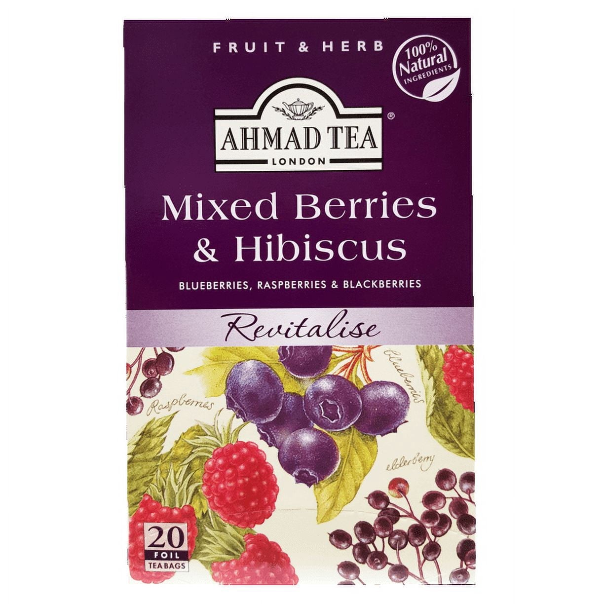AHMED MIXED BERRIES And HIBISCUS 20 Each