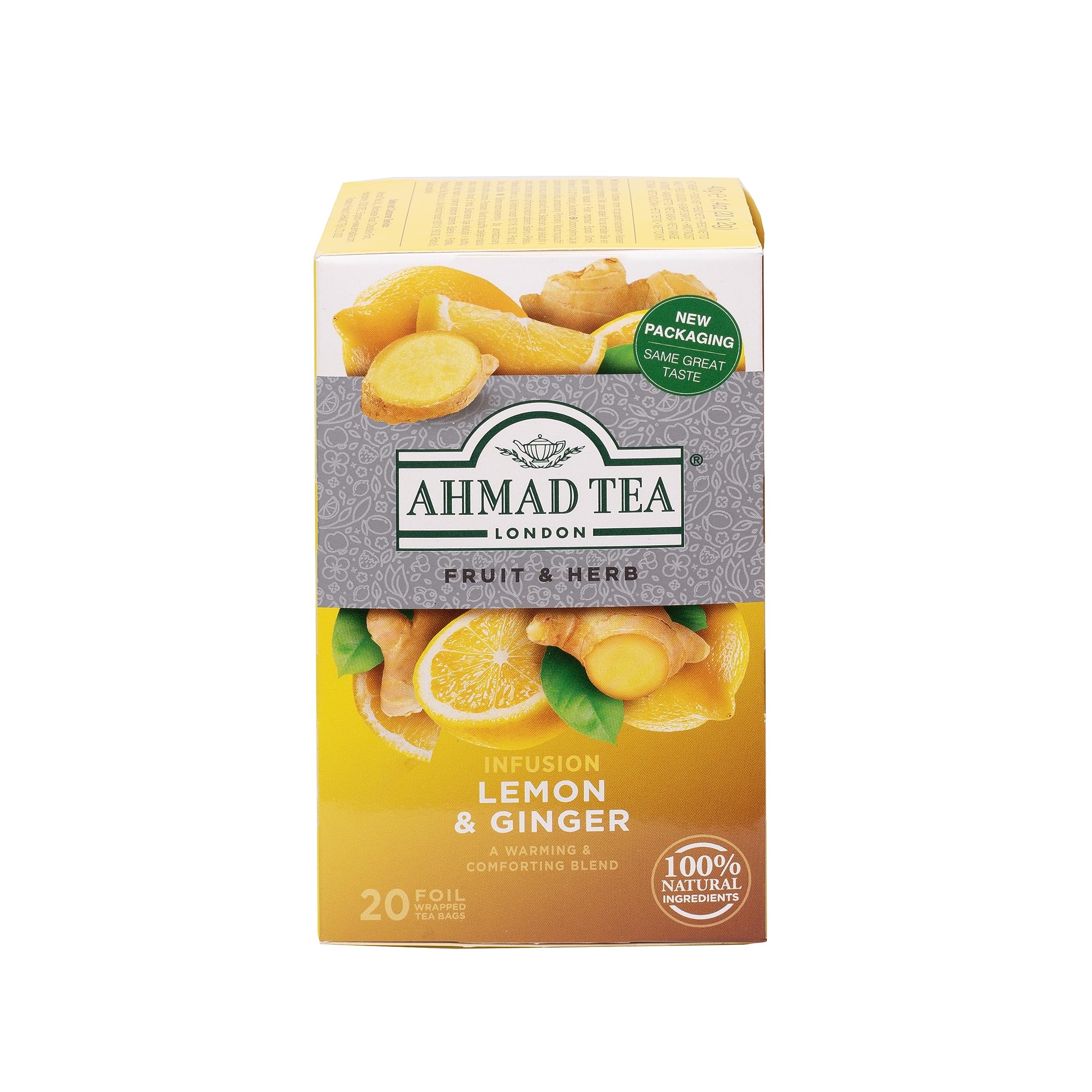 INFUSION LEMON AND GINGER TEA 20 BAG