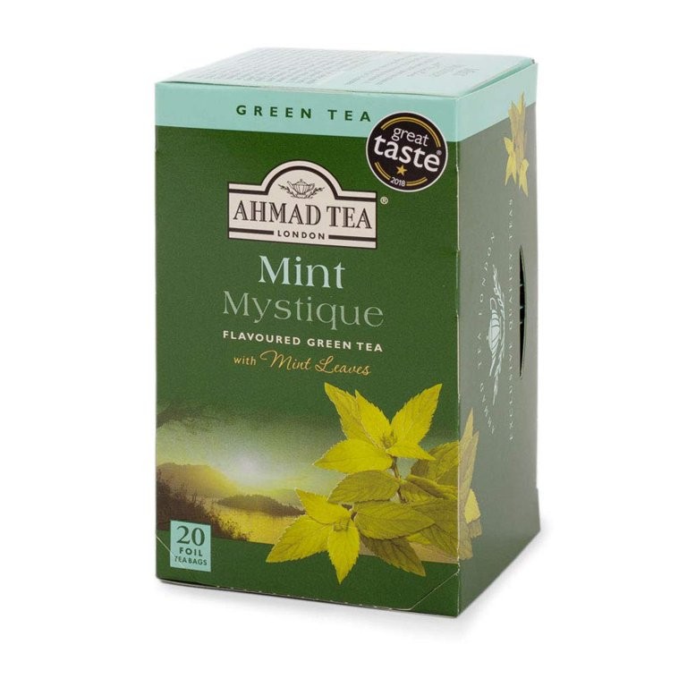 Ahmad Tea  Mint Mystique Flavoured Green Tea 40 GM