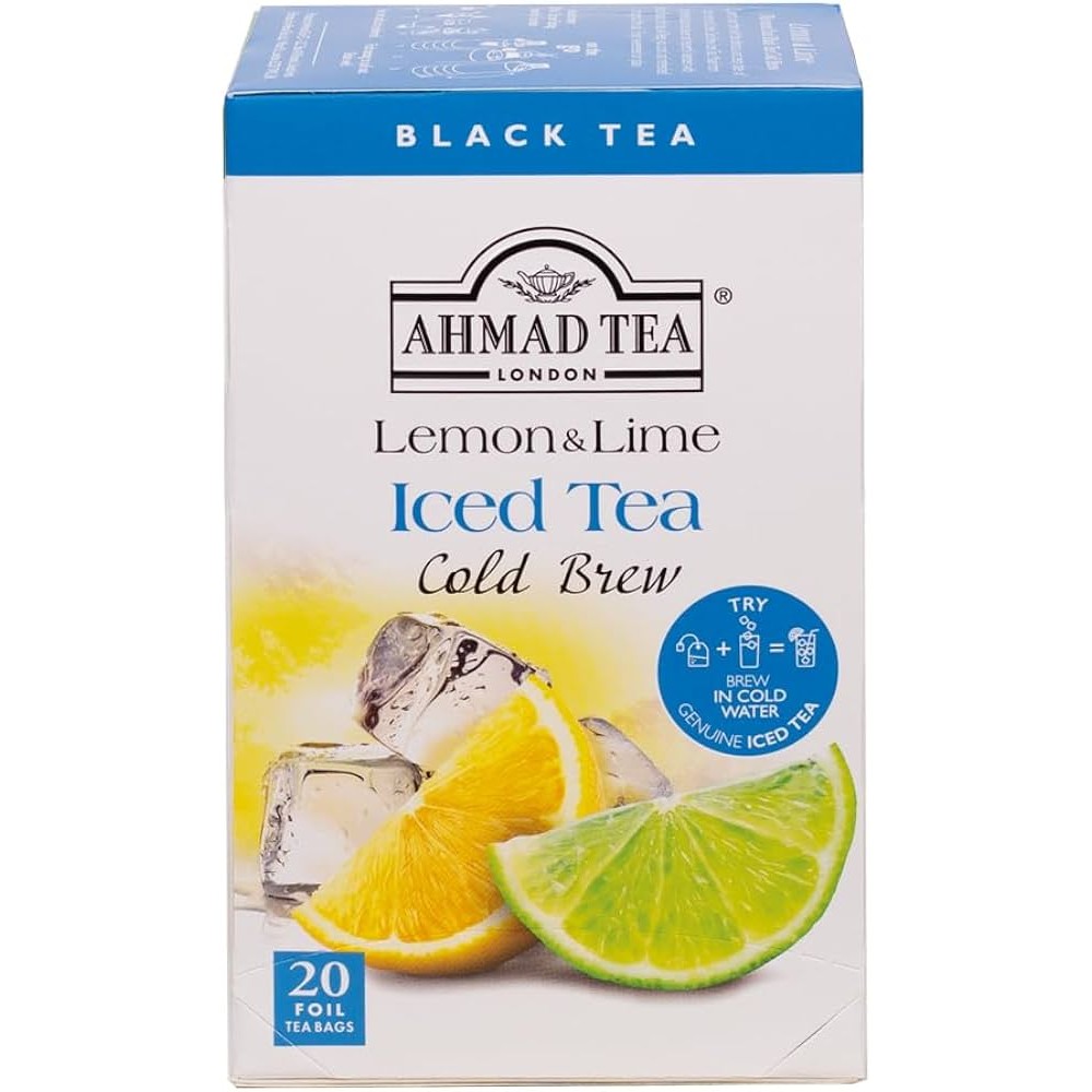 LEMON AND LIME COLD BREW ICED TEA AHMAD TEA 20 BAG