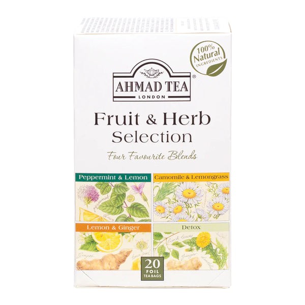 AHMED TEA FRUIT HERB Selection  20 PCS