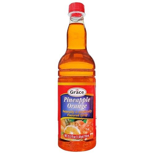 GRACE P/ORANGE SYRUP USA PET 25.5 OZ