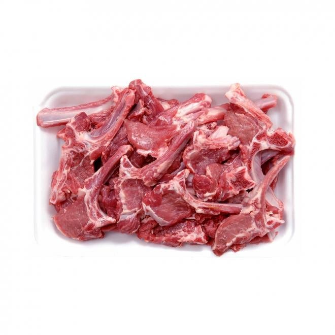 Goat Chops Front 4 LB