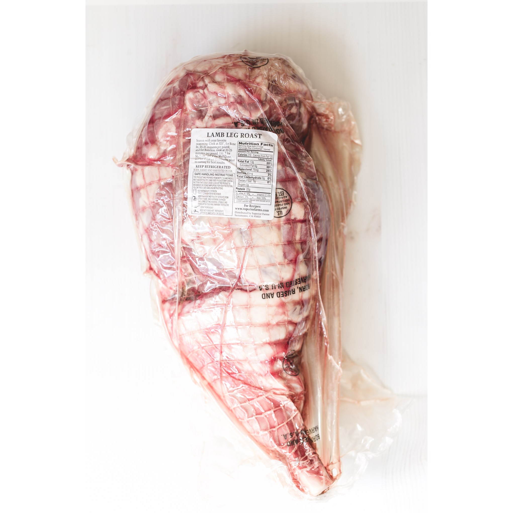 Lamb Leg Half Cut 4 LB