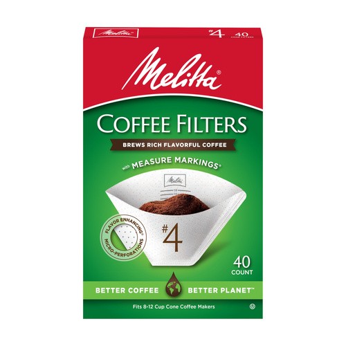 MELITTA CONE FILTER #4 40 COUNT