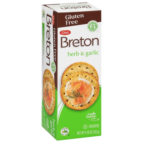 DARE BRETON HERB GARLIC GF 1 PACK
