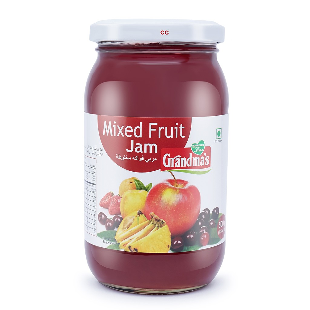 GRANDMAS MIXED FRUIT JAM 500 GM
