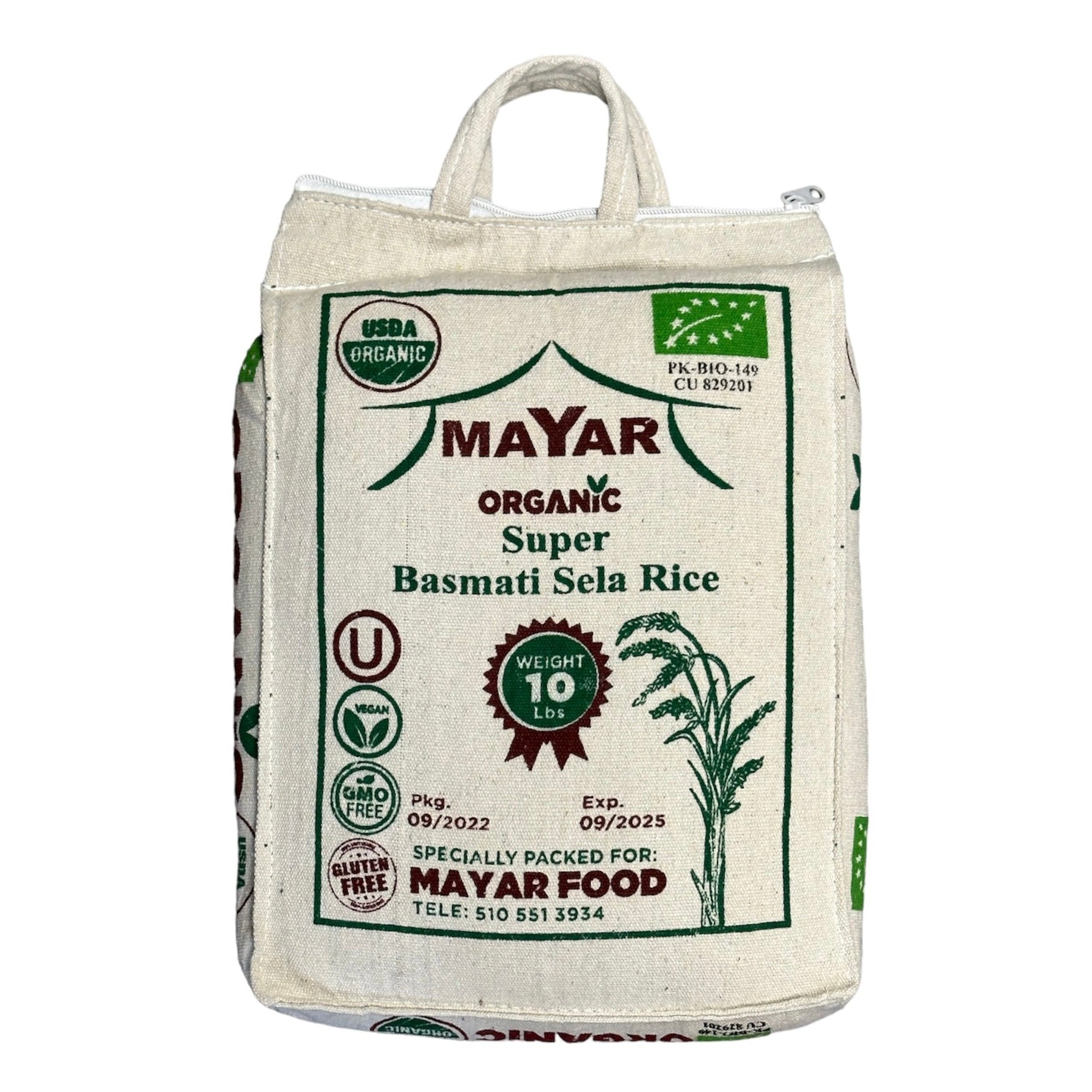 Mayar Super Basmati Sela Rice  10 LBS