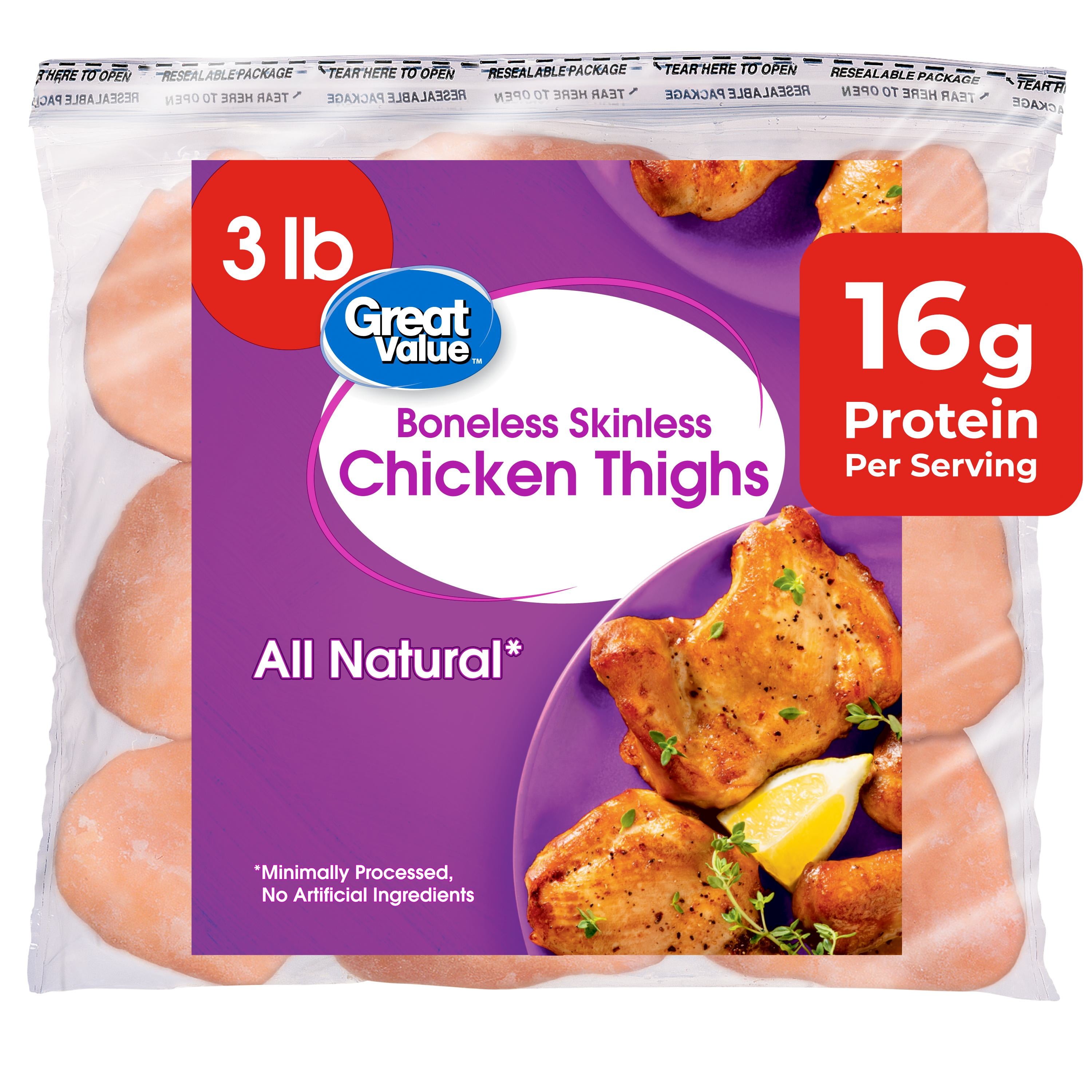 Chicken Thigh   Clean 3 LBS