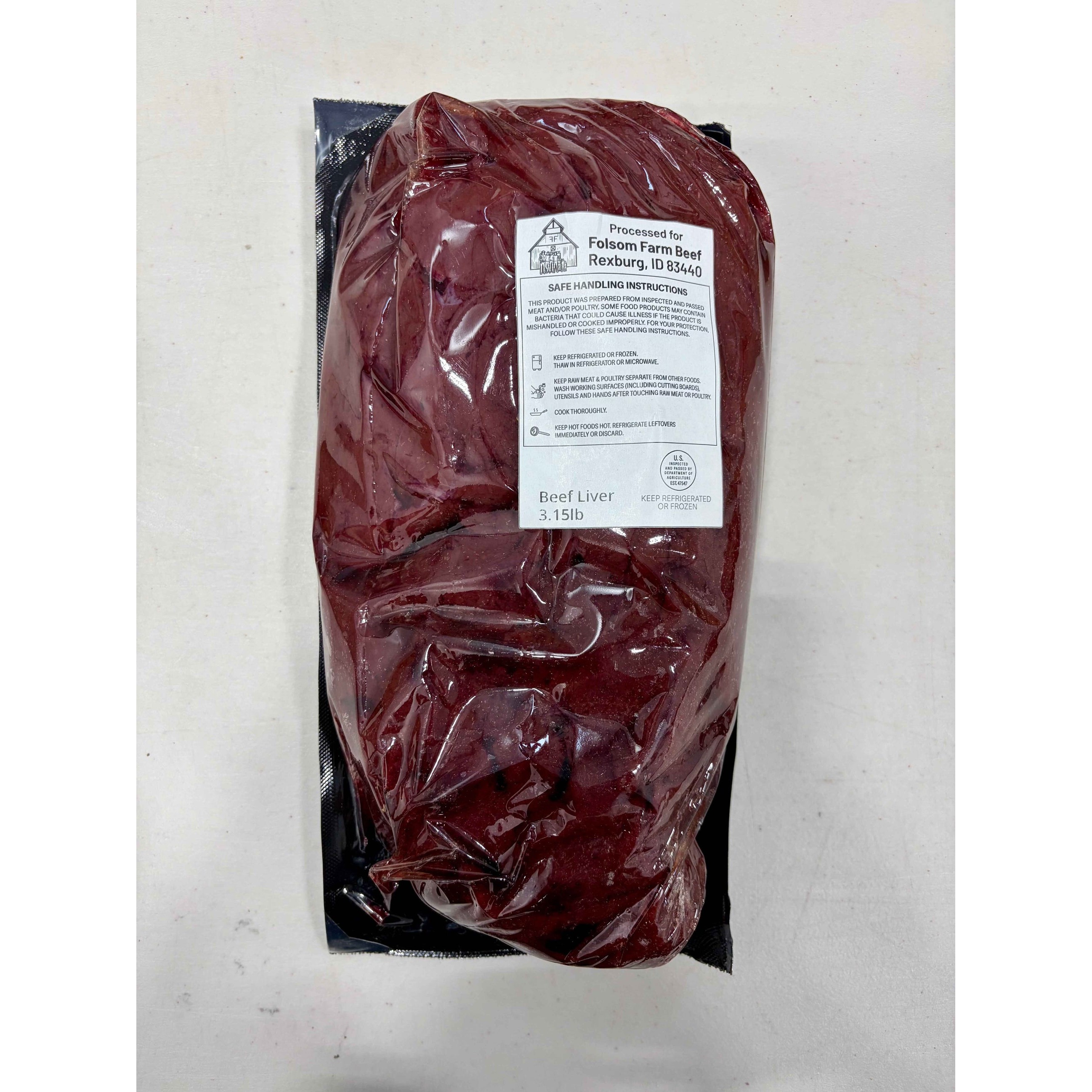 Beef Liver   Regular 3 LBS