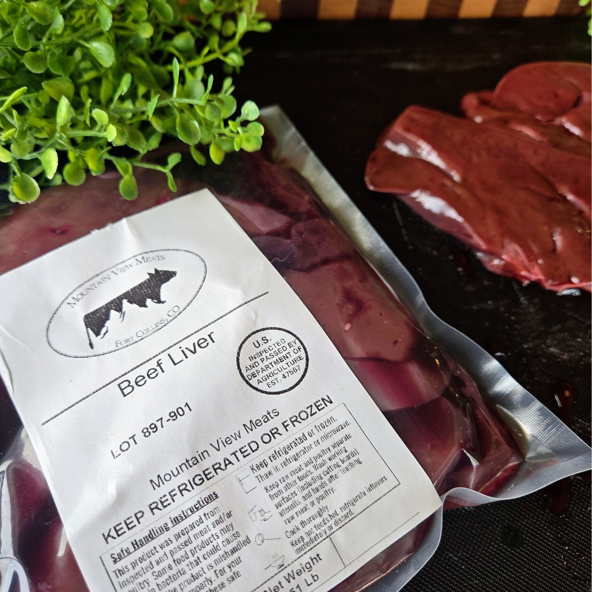 Beef Liver   Bone In 1 LBS