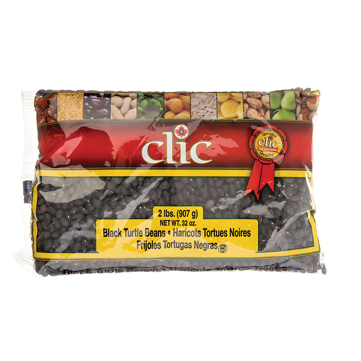 CLIC BLACK TURTLE BEANS  2 LBS