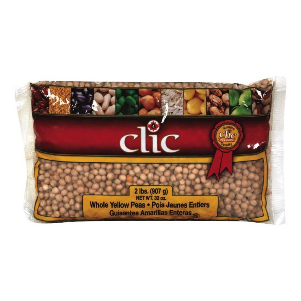 Clic Whole Yellow Peas 2 LBS